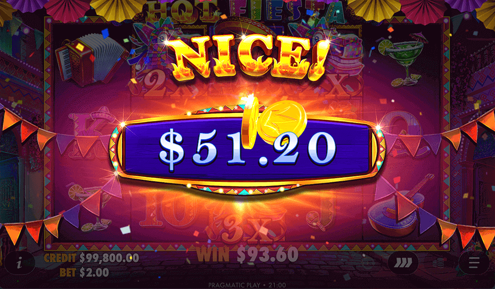 Выигрыш в Hot Fiesta Выигрыш в Hot Fiesta